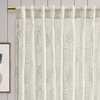 Ricardo Ricardo Sheer Leaf Rod Pocket/Back Tab Curtain Panel 06720-70-096-01
